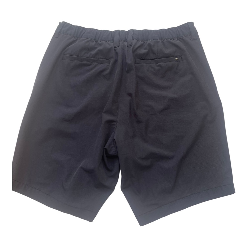 Banana Republic Men's Comfort Flat Front Shorts Black size 36 golf fast dry - Picture 9 of 12